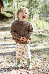 CHUNKY KNIT SWEATER | BARK
