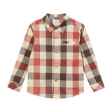 ATWOOD woven rust/cream large plaid