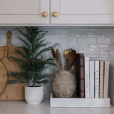 2' Faux Cedar Tree, Set of 2