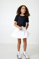 black/white dance tee