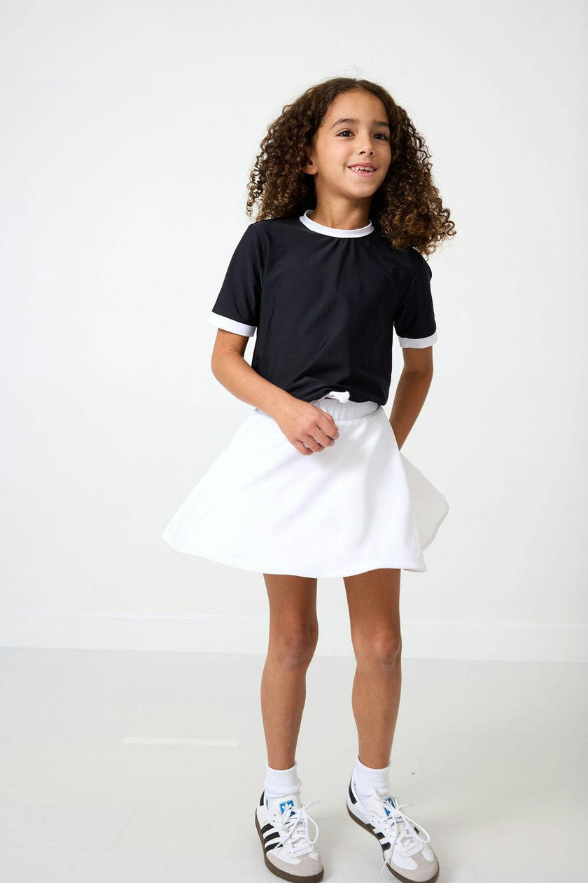 black/white dance tee