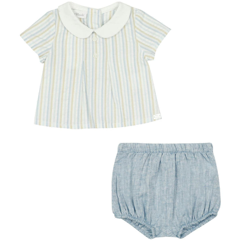 TARTINE ET CHOCOLAT Coastal Stripe Baby Set