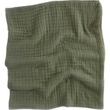 Cotton Muslin Quilted Throw - Fern