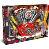 Tuff Tools: Engine Overhaul Pretend Play Toy - 25 Piece Playset w/ Lights & Sounds