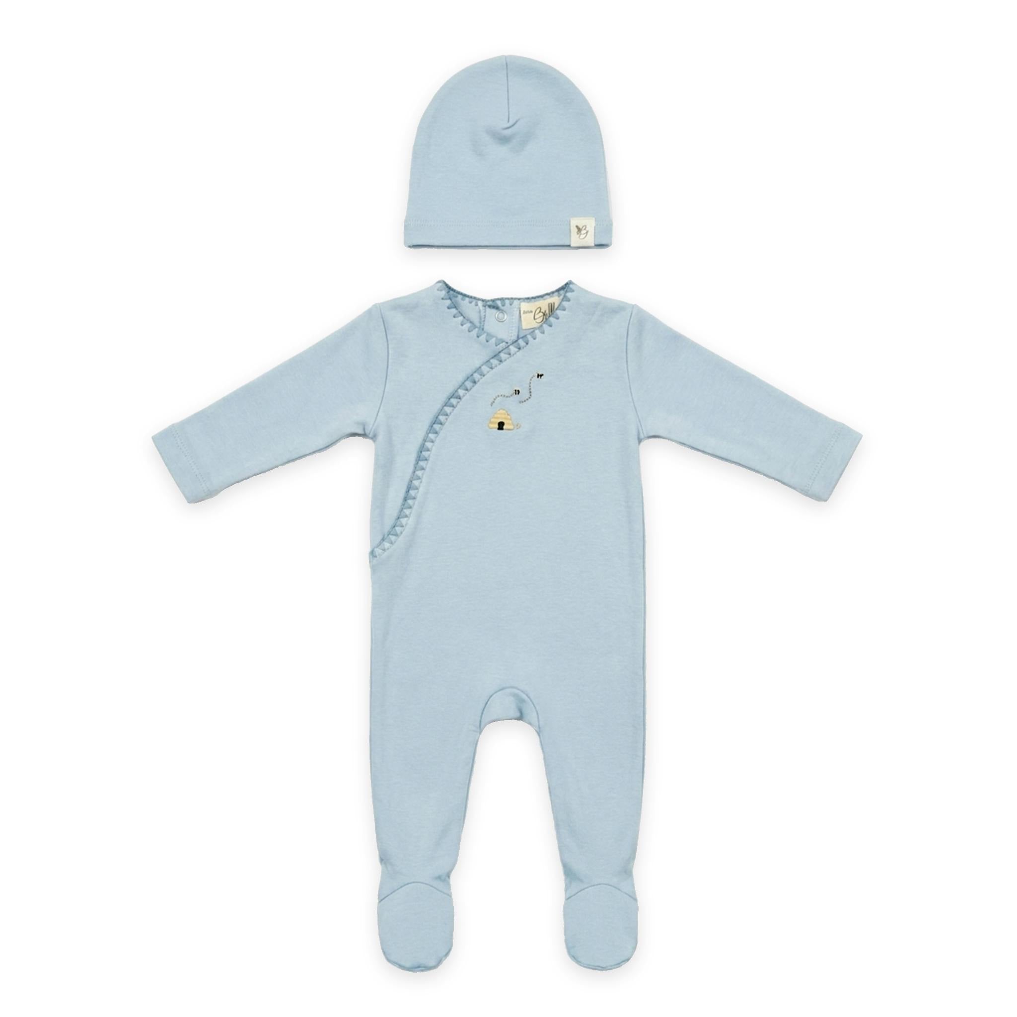 Honeybee, Flower & Rolling Horse Cotton Spandex Footie