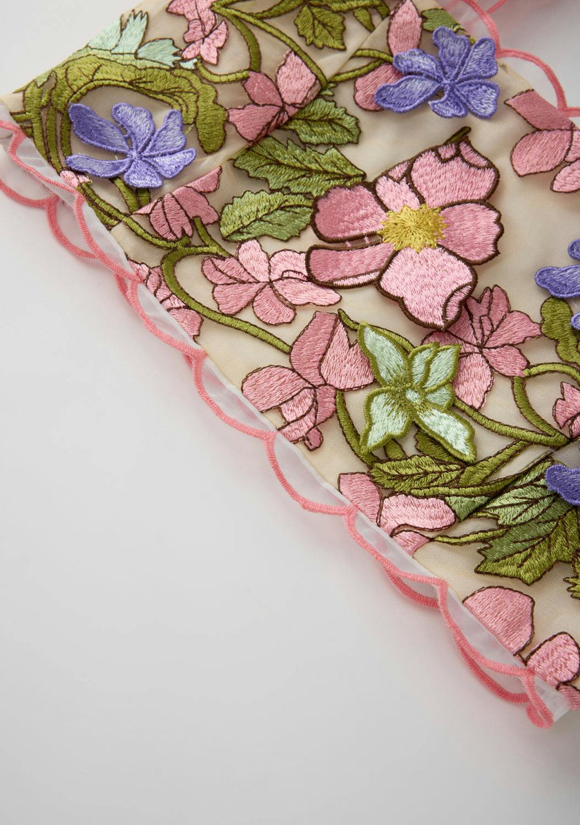 Bonnie Sleeve Embroidered Top