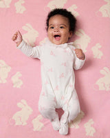 Baby Bunny Onesie in Pale Pink