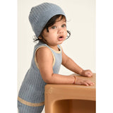 Baby Boys Hug Me Ribbed Contrast Trim Tank Top