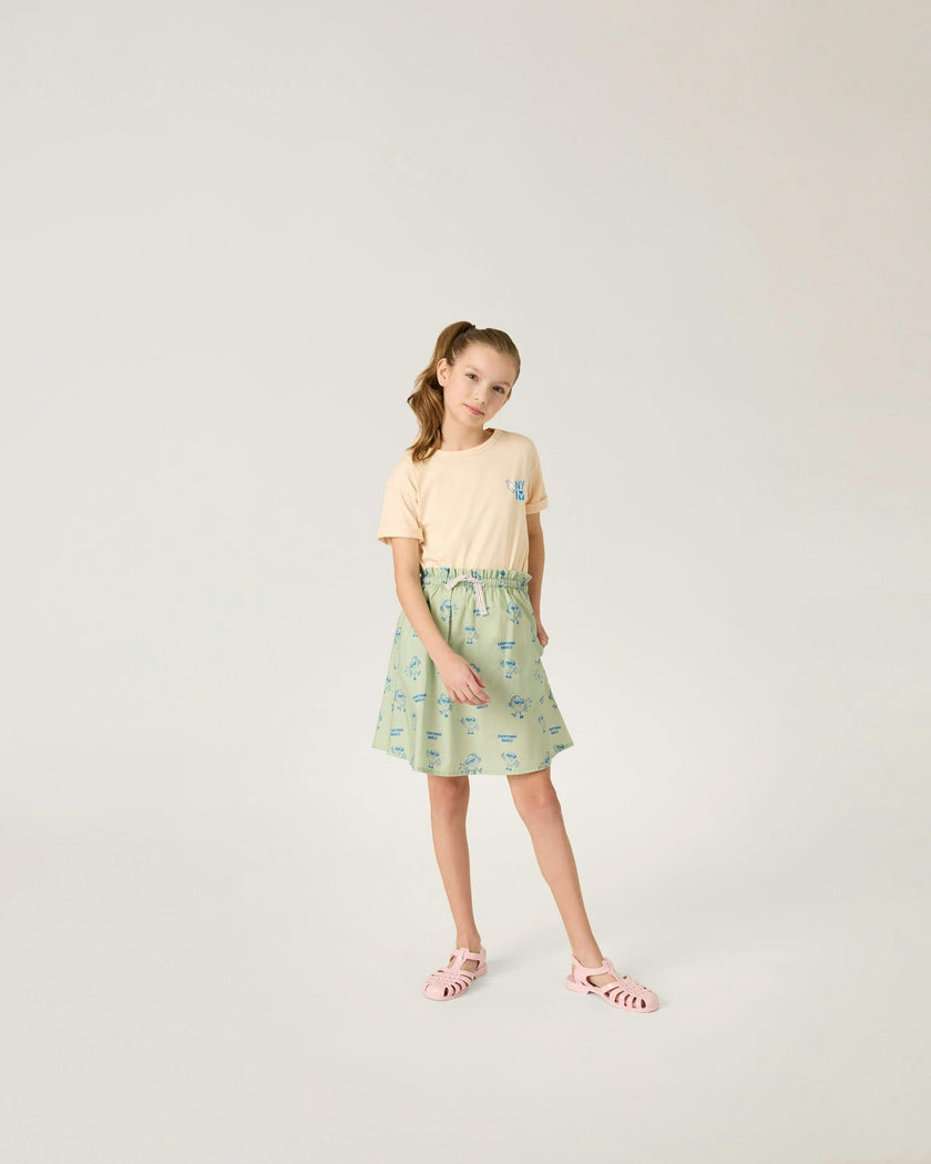 Organic Weekend Tee in Shell Pink