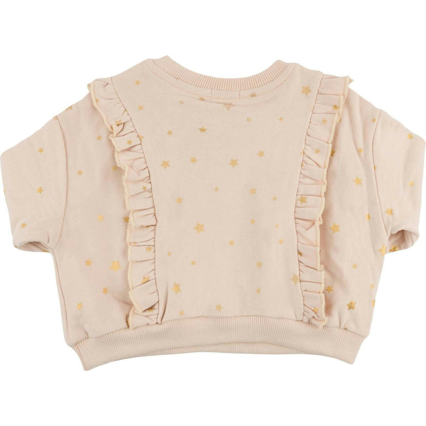 Mini Stars Gold Foil Millie Ruffle Boxy
