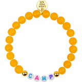 Customizable Camp Name Gemstone Bracelet