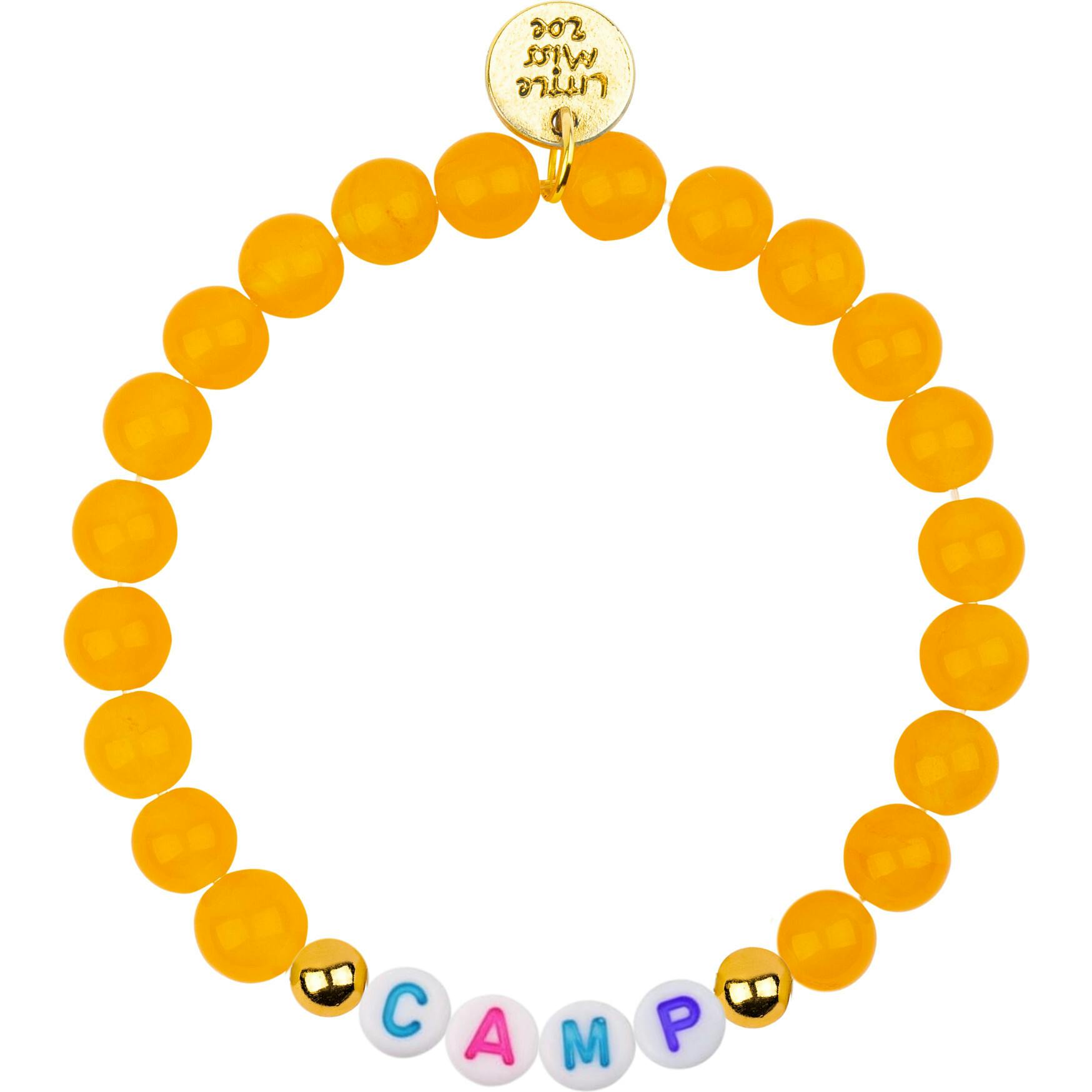Customizable Camp Name Gemstone Bracelet