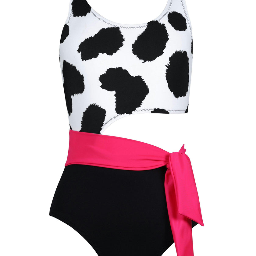 Gwen Print Sleeveless One-Piece Swimsuit
