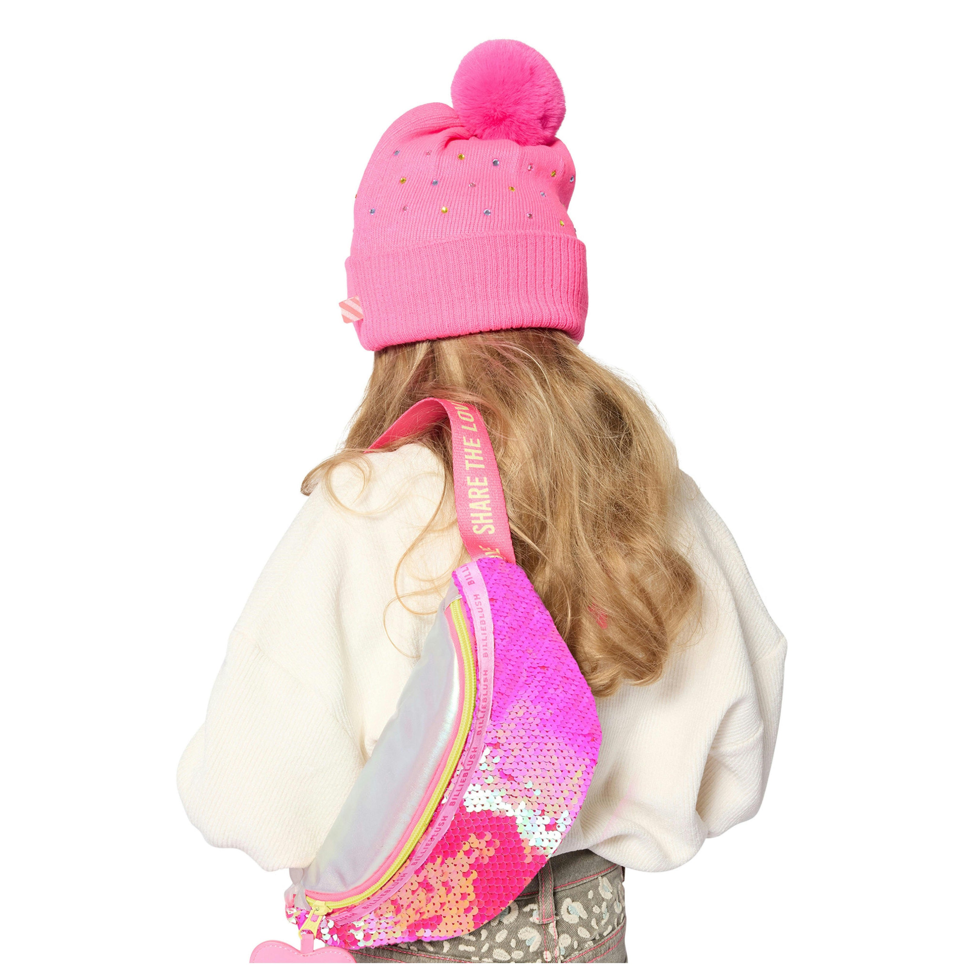 Pink Sequin Waistbag