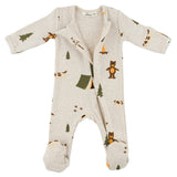 Camping Print Pocket Onesie