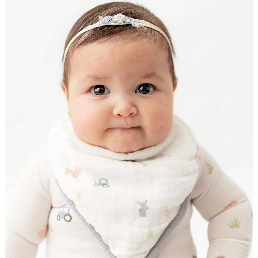 Farm Animals Bib Set
