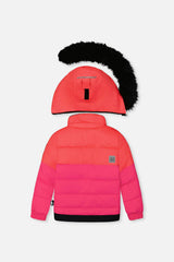 Two Piece Play Snowsuit Bright Pink