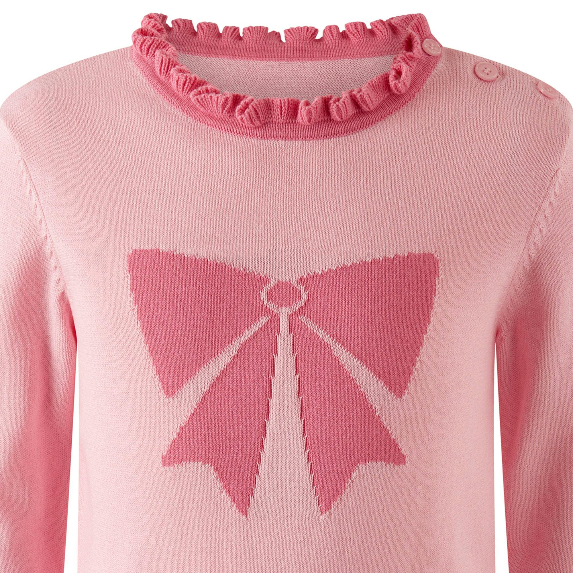 Pink Bow Sweater
