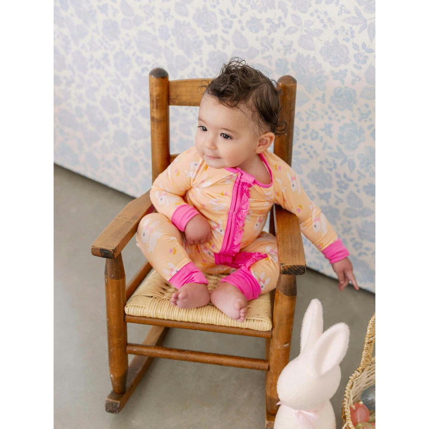 Hoppy Bamboo Ruffle Romper