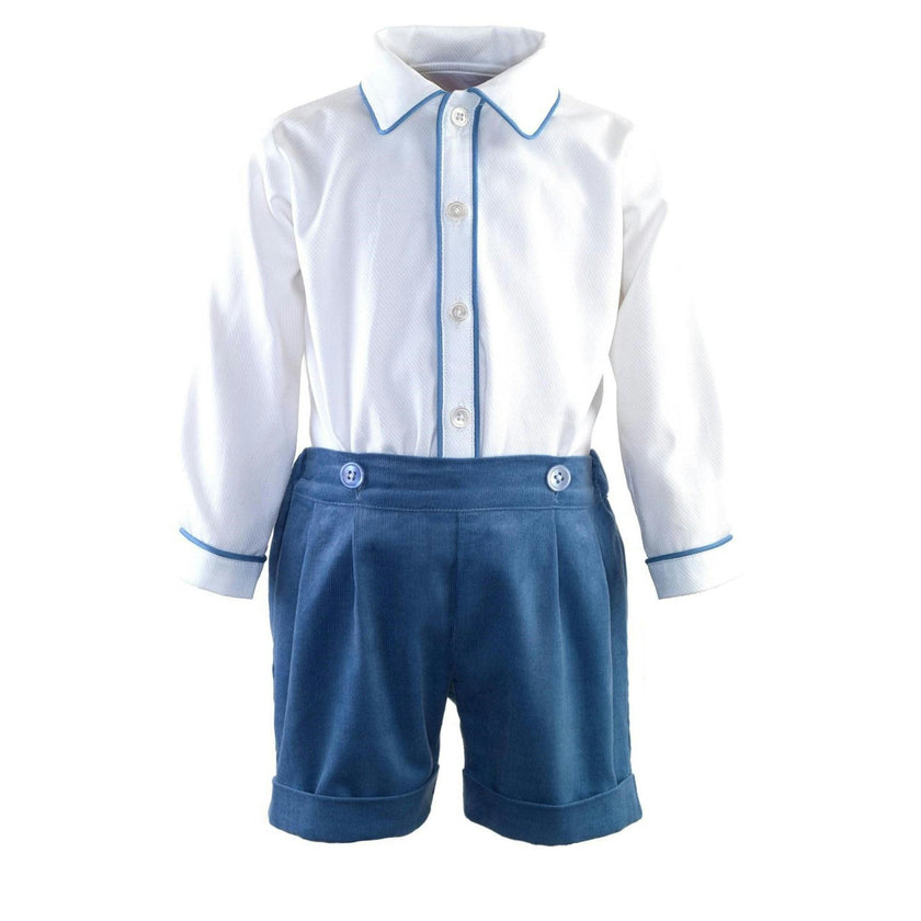 Cord Short and Shirt Set