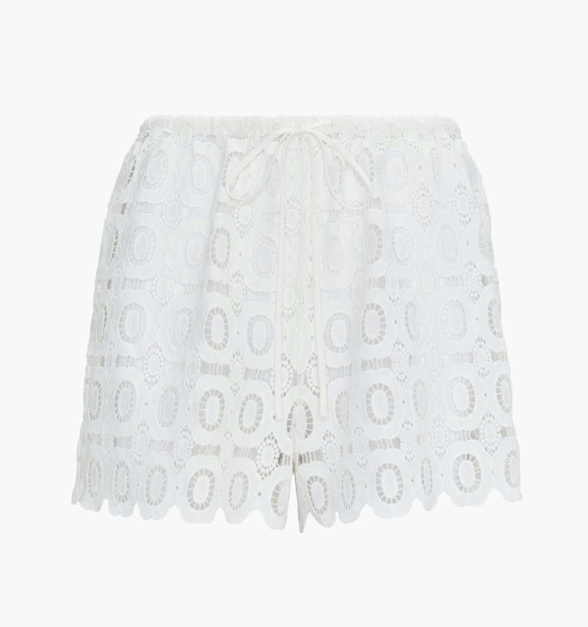 The Kaya Short - White Broderie