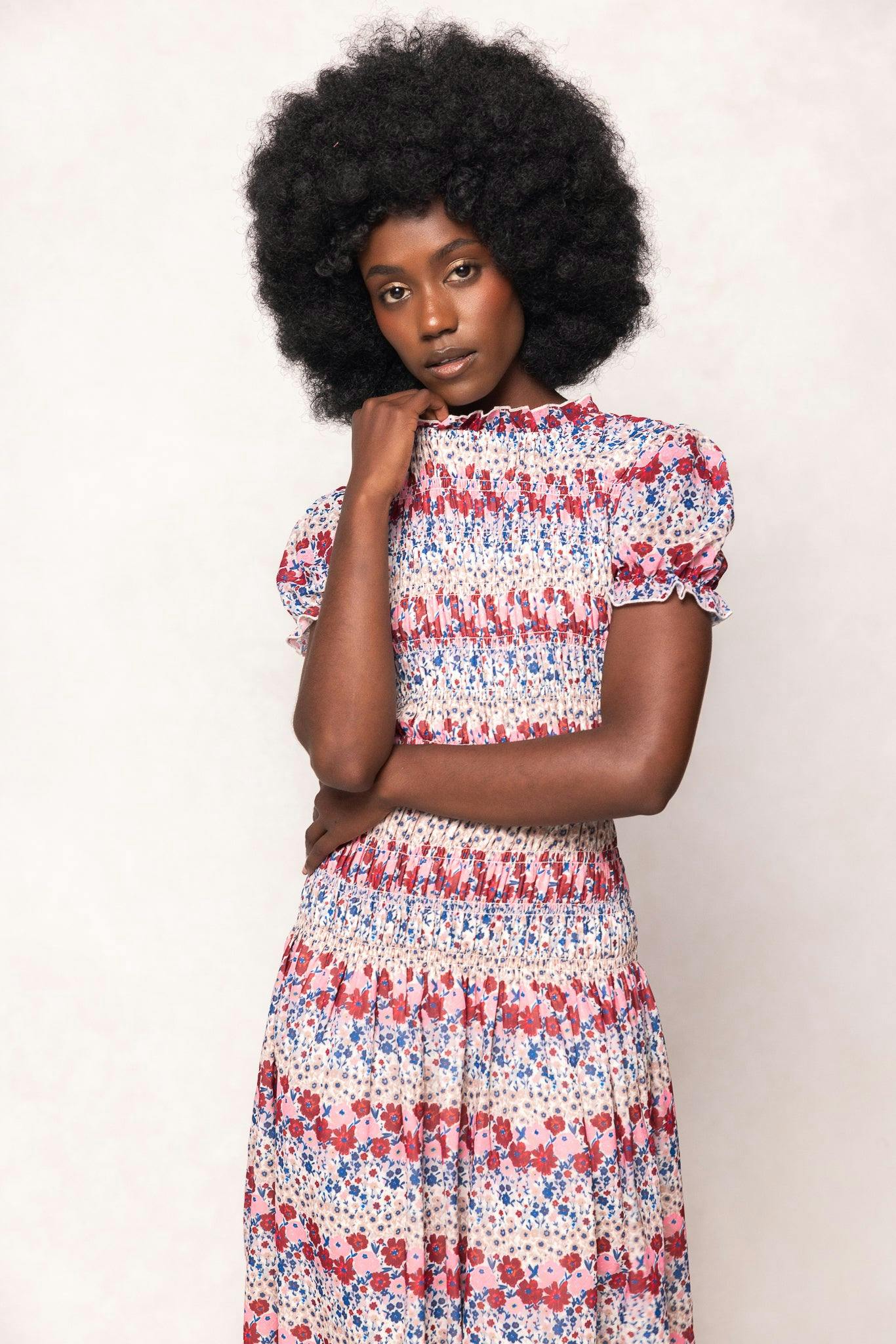 Hayden Dress in Lush Garden