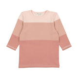 Rugby Stripe Color-Block Crew Neck Long Sleeve Shirt