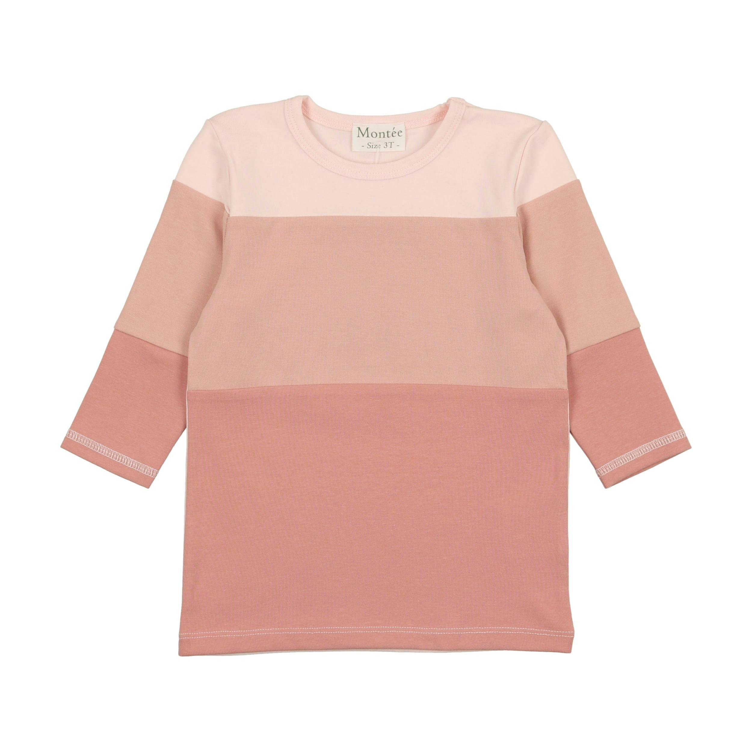 Rugby Stripe Color-Block Crew Neck Long Sleeve Shirt
