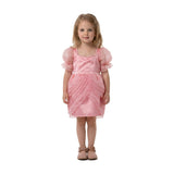 Blush Petal Princess Ruffle Pink Birthday Dress for Girls