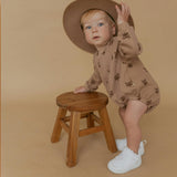 Organic Long Sleeve Bubble Romper