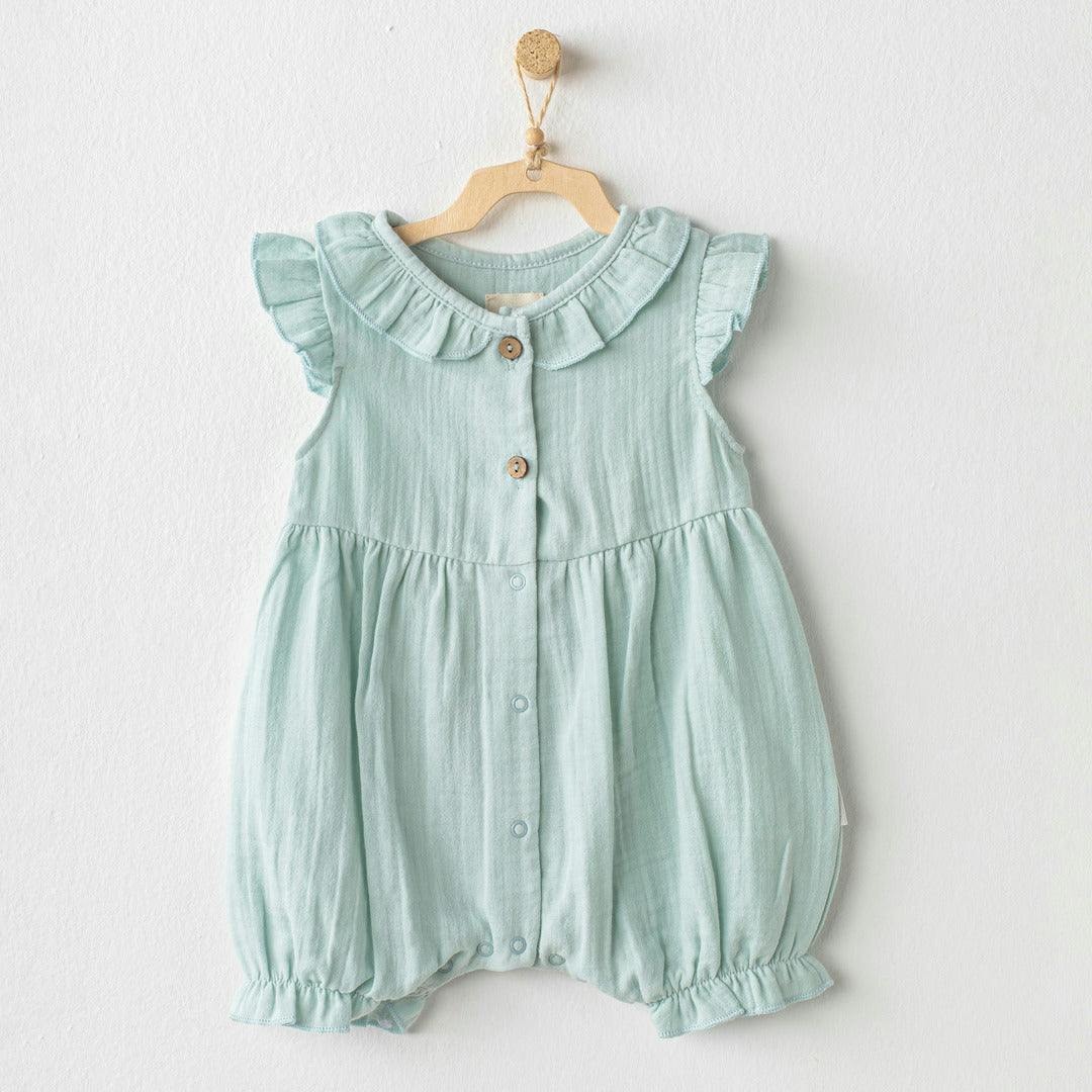 Light Blue Ruffle Romper