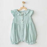 Light Blue Ruffle Romper