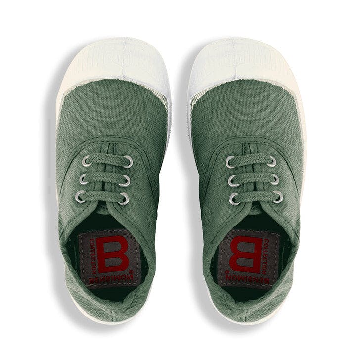 BENSIMON Kids -  Laces Tennis Shoes - Matcha