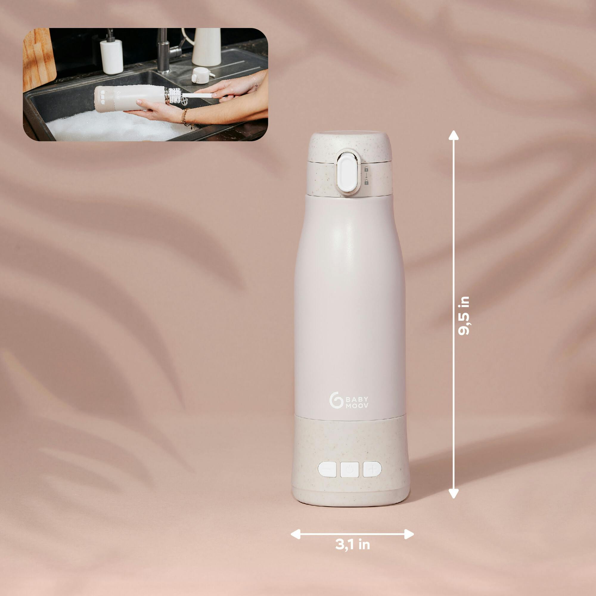 Moov & Feed Portable Bottle Warmer for Travel