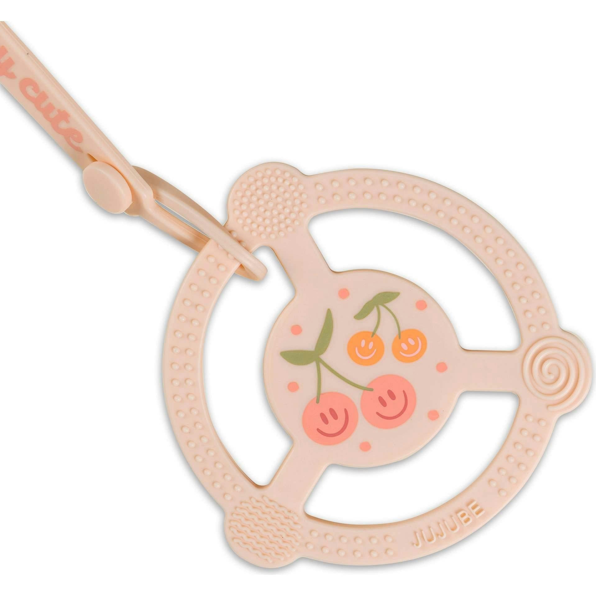 JuJuBe × Studio Oh! Silicone Teether Ring With Detachable Clip