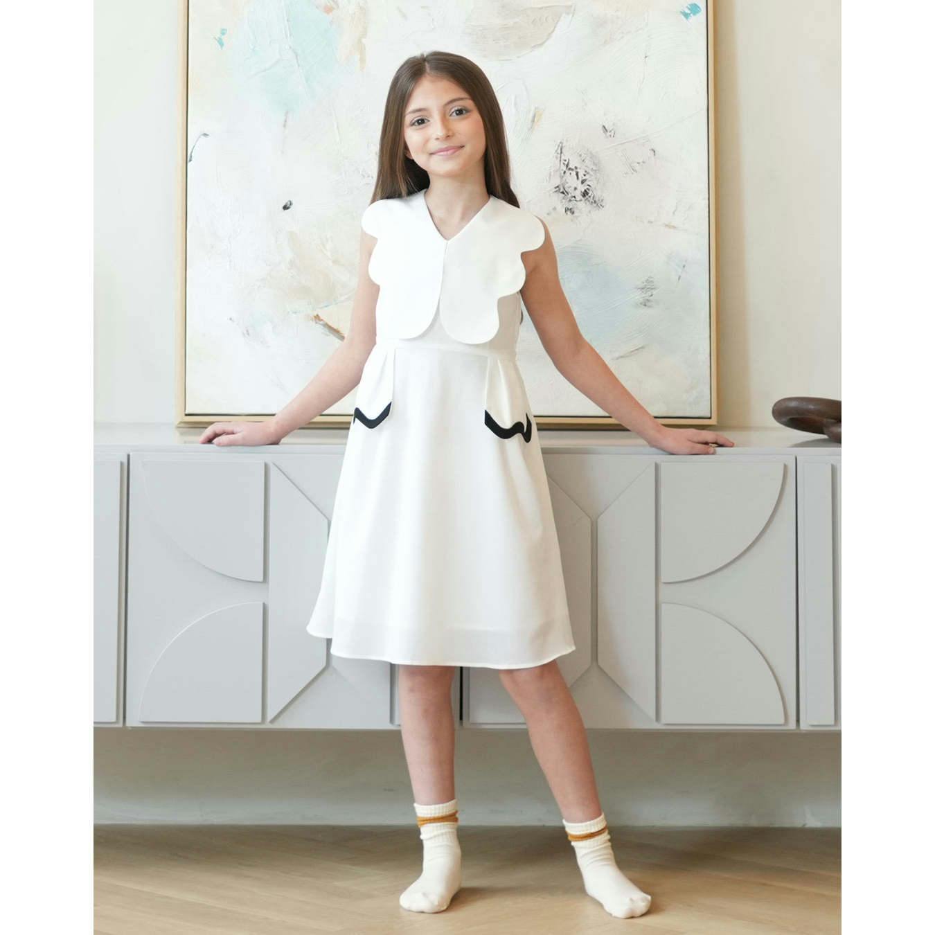 Colette Dress, White