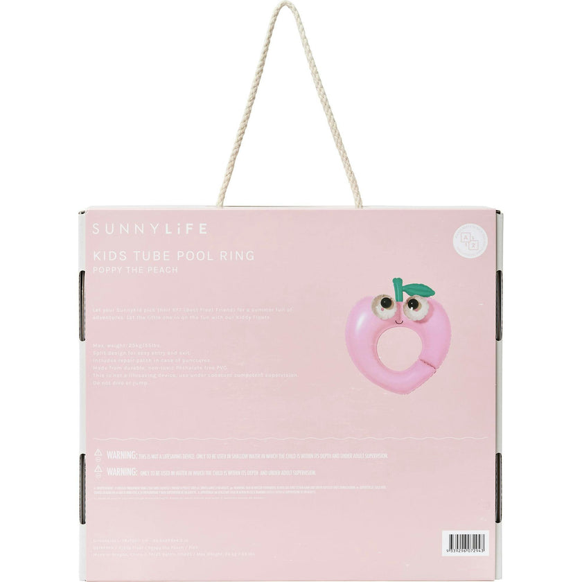 Kids Tube Pool Ring: Poppy the Peach