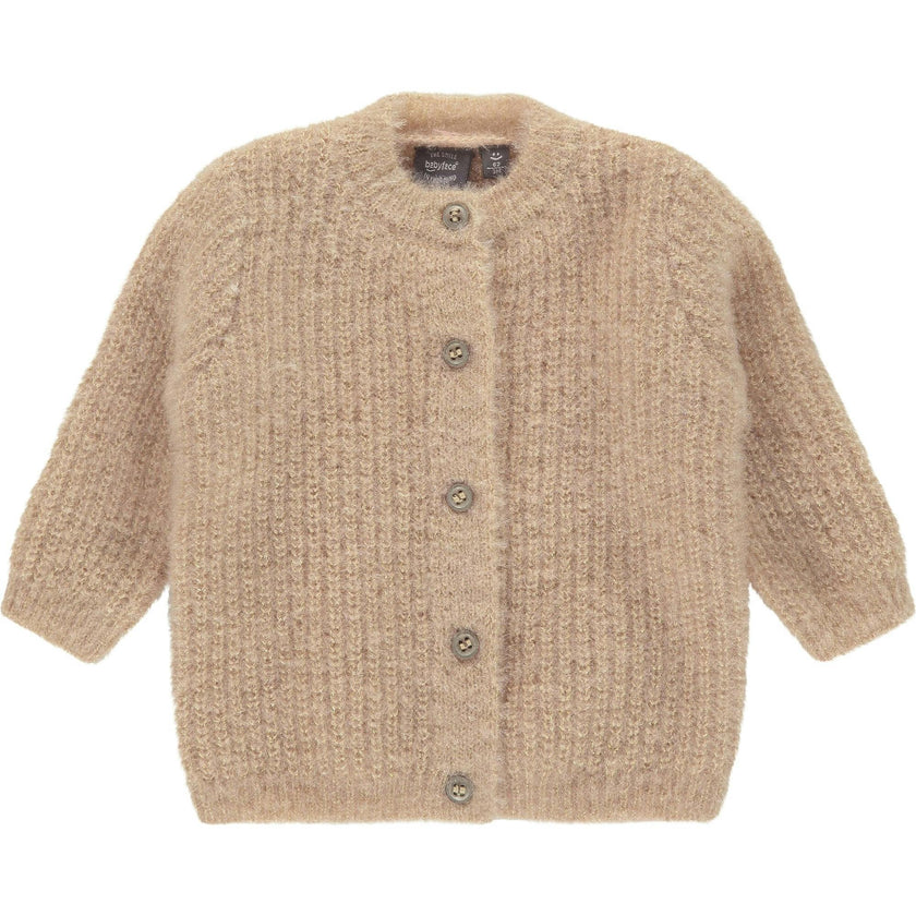 Fuzzy Button Up Cardigan