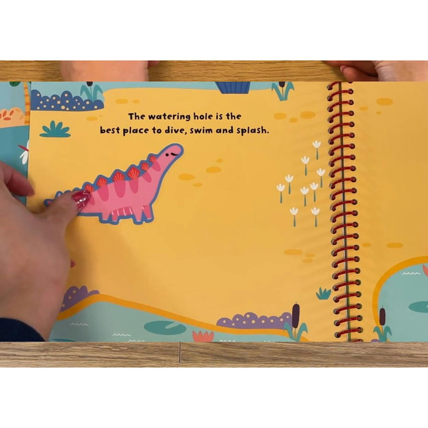 Silicone Sticker Book: Dinosaurs