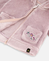 Hooded Zip Plush Jacket