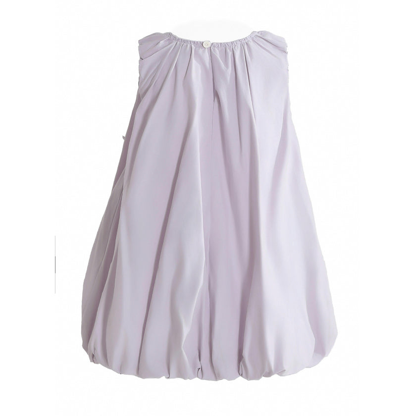 Purple Verona Bow Rosette Balloon Dress