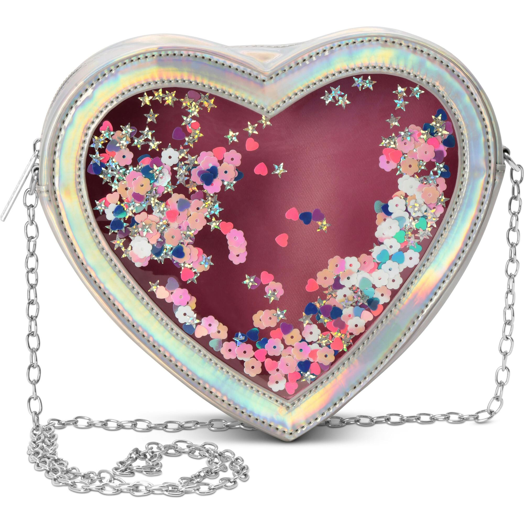 HEART CONFETTI CROSSBODY BAG