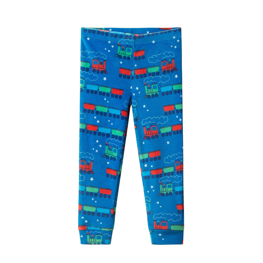 Boys (2-4) Velour Pajama Set | Holiday Express - Blue