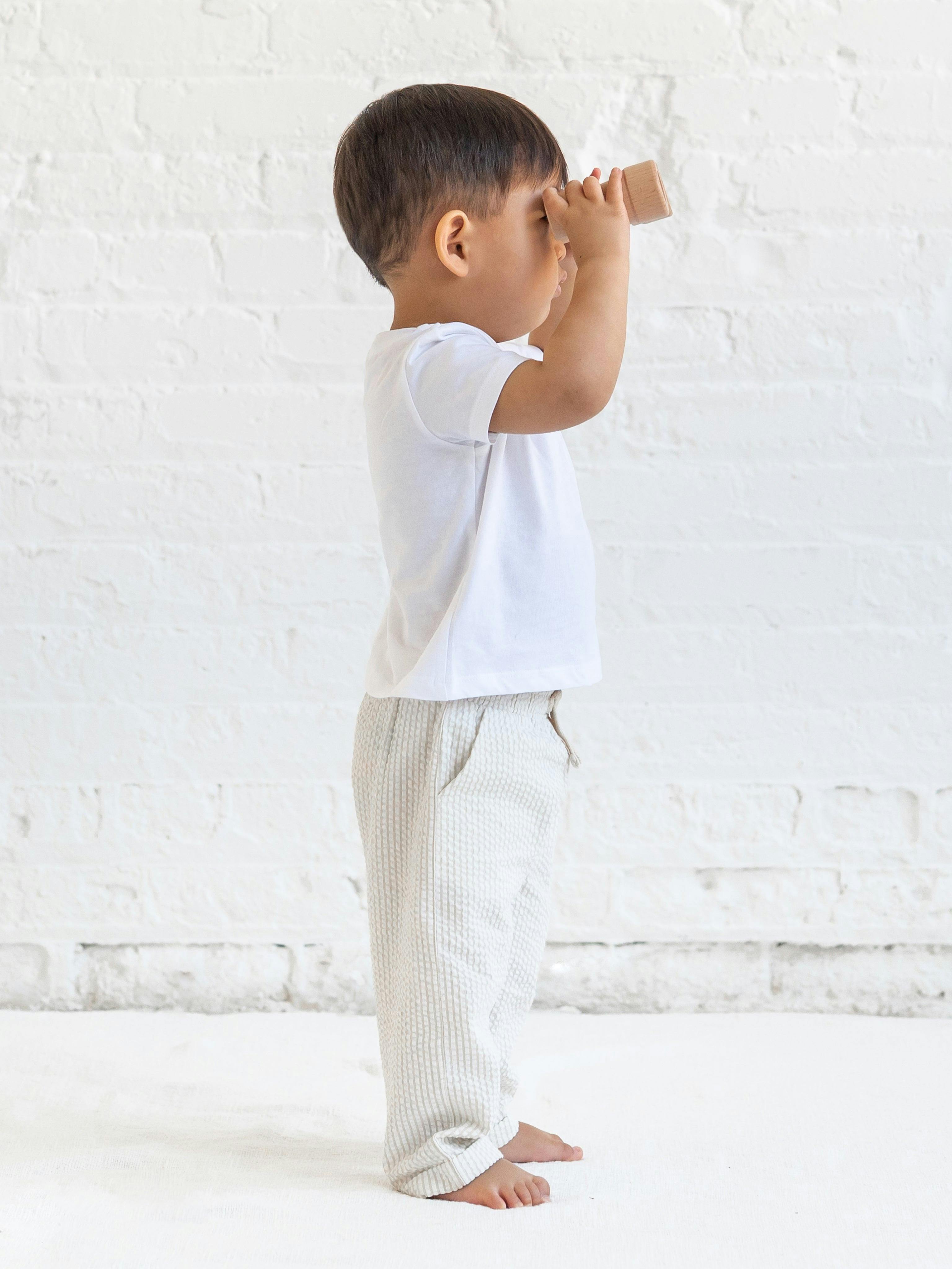 Merrit Seersucker Pant - Dune Stripe