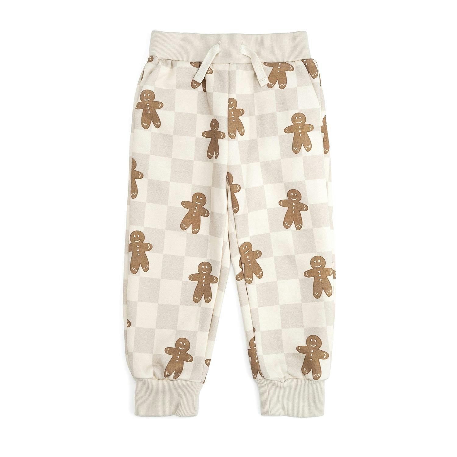Gingerbread Christmas Checkered Jogger