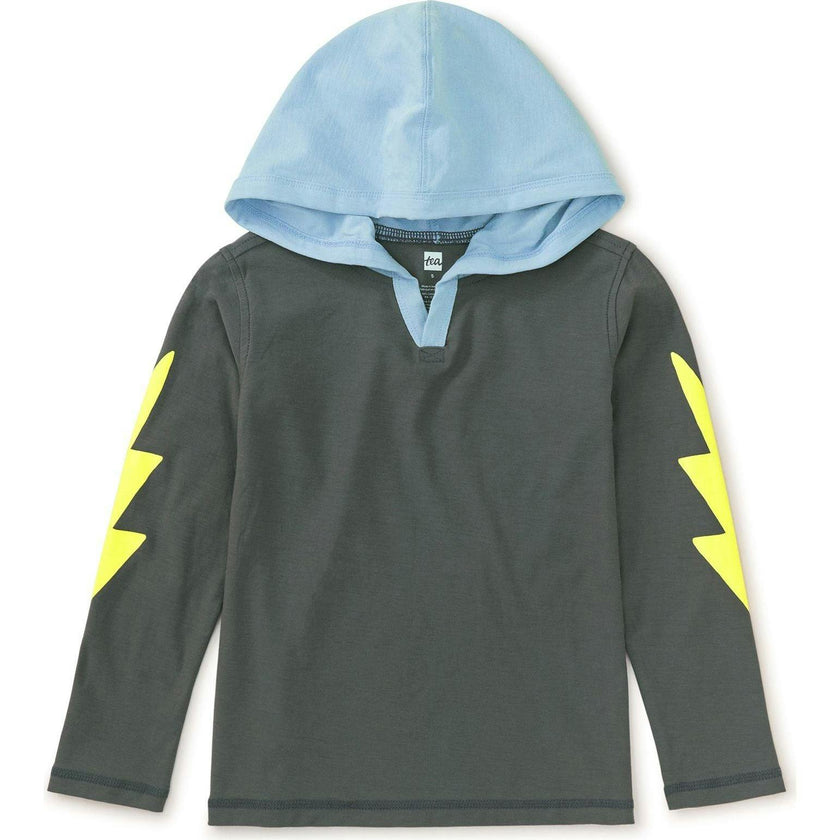 Happy Hoodie Bolt Sleeves, Brown