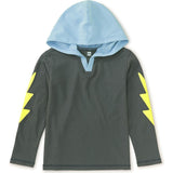 Happy Hoodie Bolt Sleeves, Brown