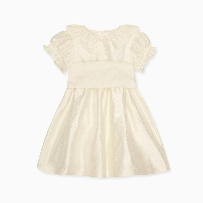Ivory Azalea Ceremony Silk Girl Dress