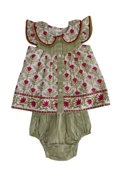 Isha Pant and Top Set White