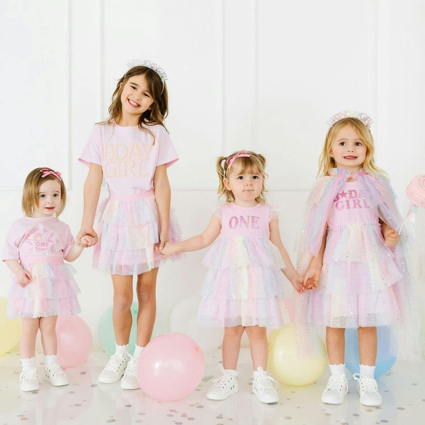 1st Birthday Icon Short Sleeve T-Shirt - Ballet